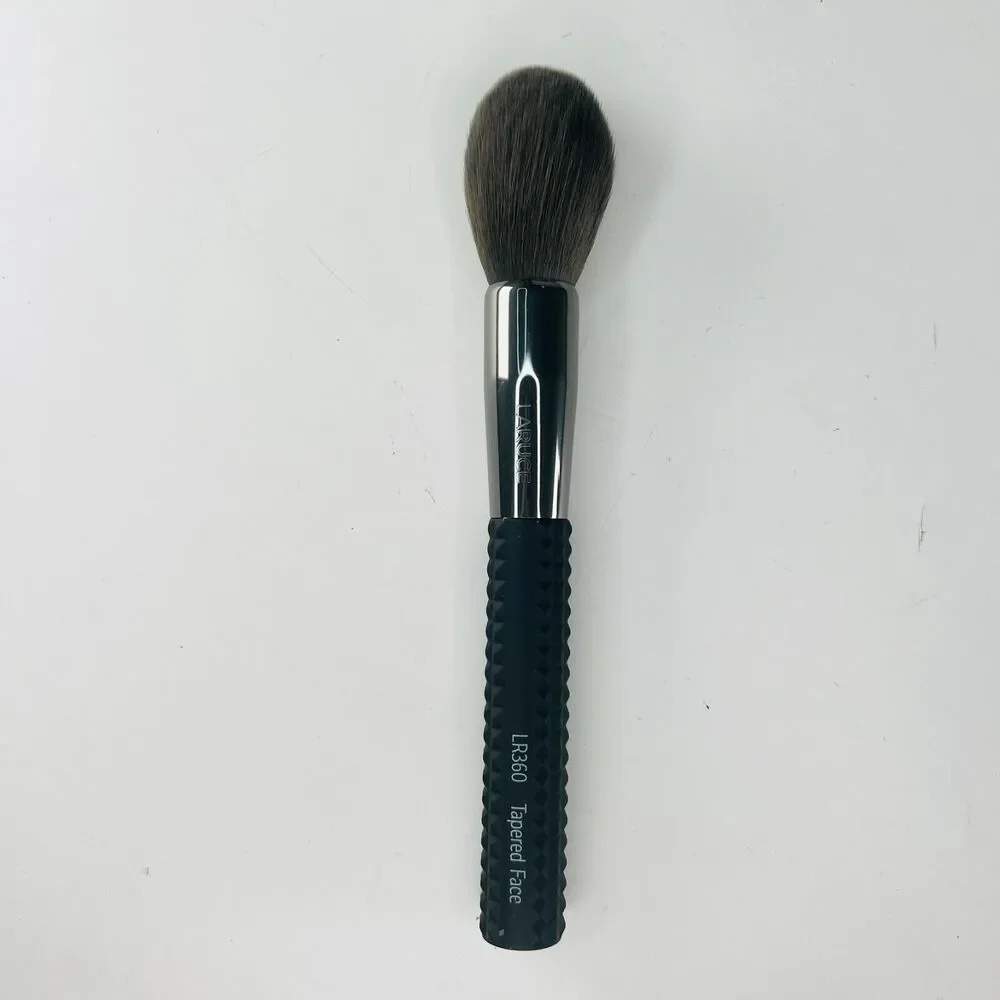 Laruce Tapered Face LR360 Foundation Blush Setting MakeUp Brush Black Grip New